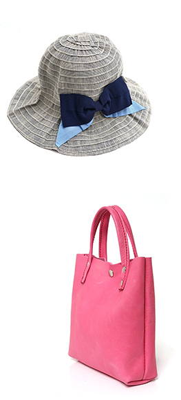 女性用ハットとバッグの商品画像